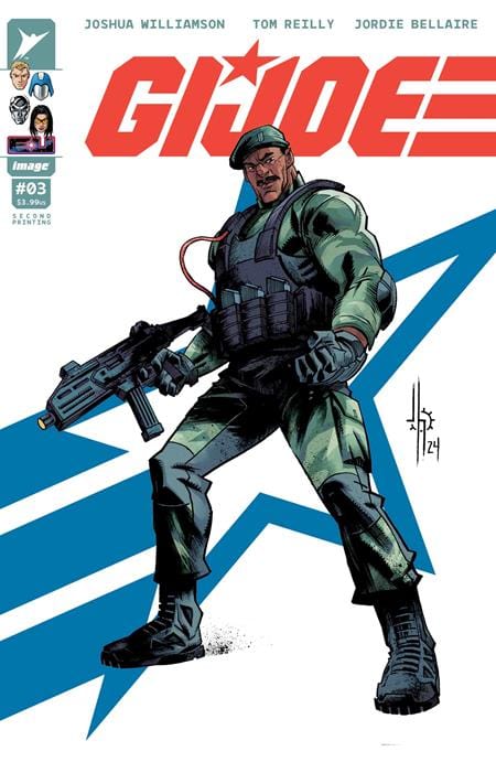 Image Comics Comic Books GI JOE #3 2ND PTG CVR A JASON HOWARD GI JOE CVR 70985304167200312 0125IM844