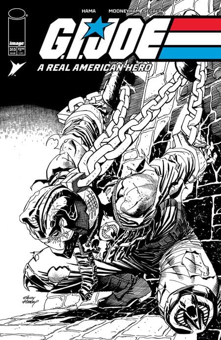 Image Comics Comic Books GI JOE A REAL AMERICAN HERO #315 CVR B ANDY KUBERT B&W VAR 70985303878831521 0125IM371