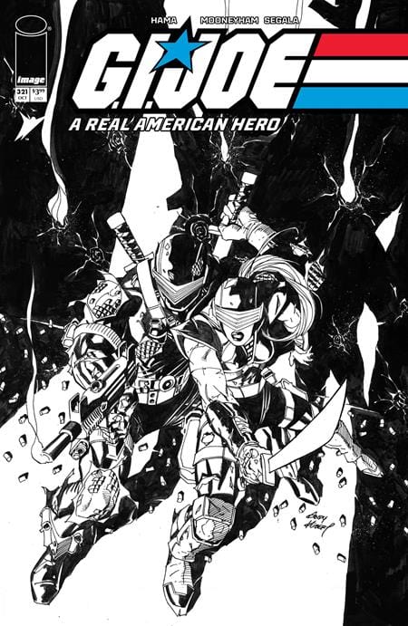 Image Comics Comic Books GI JOE A REAL AMERICAN HERO #321 CVR B ANDY KUBERT B&W VAR 70985303878832121 0825IM0360