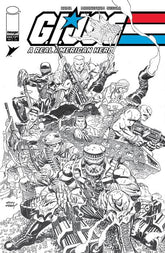 Image Comics Comic Books GI JOE A REAL AMERICAN HERO #325 CVR B ANDY KUBERT B&W VAR 70985303878832521 1225IM0352