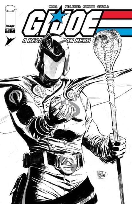 GI JOE A REAL AMERICAN HERO #334 CVR B LEE WEEKS B&W VAR (Release Date: 11/11/2026)