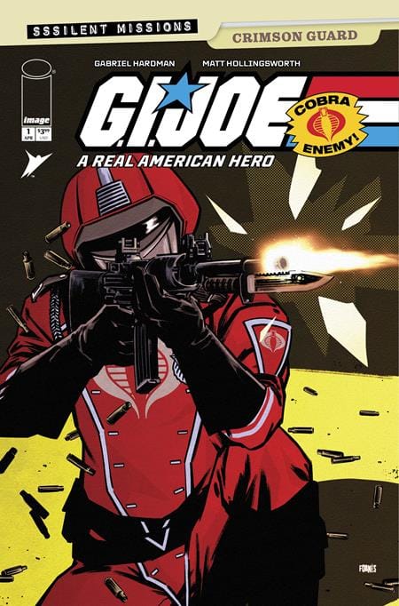 Image Comics Comic Books GI JOE A REAL AMERICAN HERO SSSILENT MISSIONS CRIMSON GUARD #1 (ONE SHOT) CVR B JORGE FORNES VAR 70985304626400121 0226IM0346