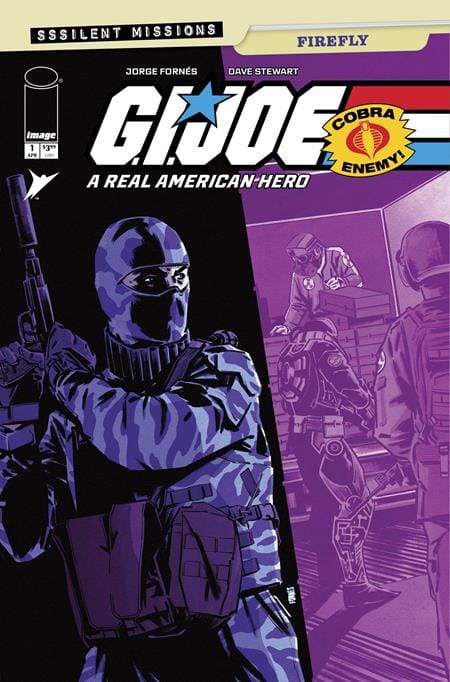 Image Comics Comic Books GI JOE A REAL AMERICAN HERO SSSILENT MISSIONS FIREFLY #1 (ONE SHOT) CVR A JORGE FORNES 70985304627100111 0226IM0349