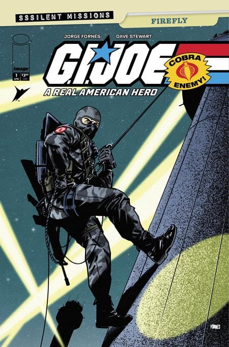 Image Comics Comic Books GI JOE A REAL AMERICAN HERO SSSILENT MISSIONS FIREFLY #1 (ONE SHOT) CVR B JORGE FORNES VAR 70985304627100121 0226IM0350
