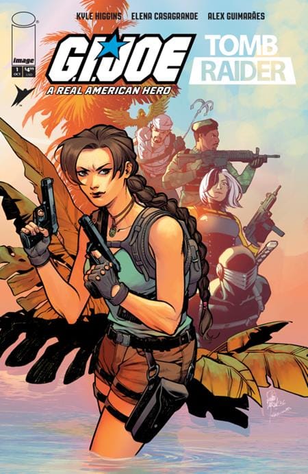 Image Comics Comic Books GI JOE A REAL AMERICAN HERO TOMB RAIDER #1 (OF 5) CVR A ELENA CASAGRANDE & ALEX GUIMARAES 70985304886200111 0826IM8000