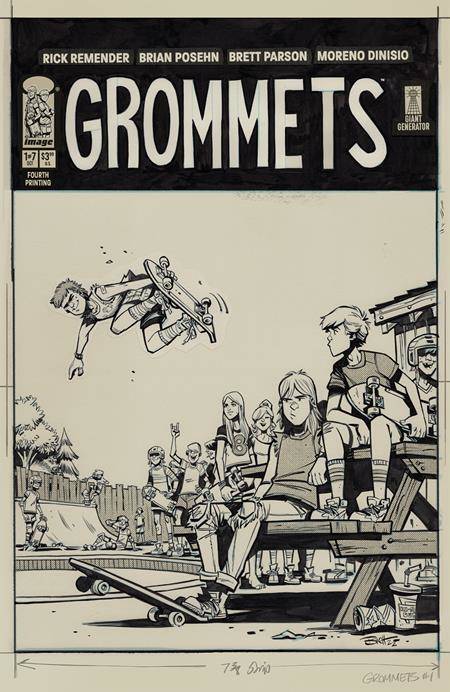 IMAGE COMICS Comic Books GROMMETS #1 (OF 7) 4TH PTG 70985303981500114