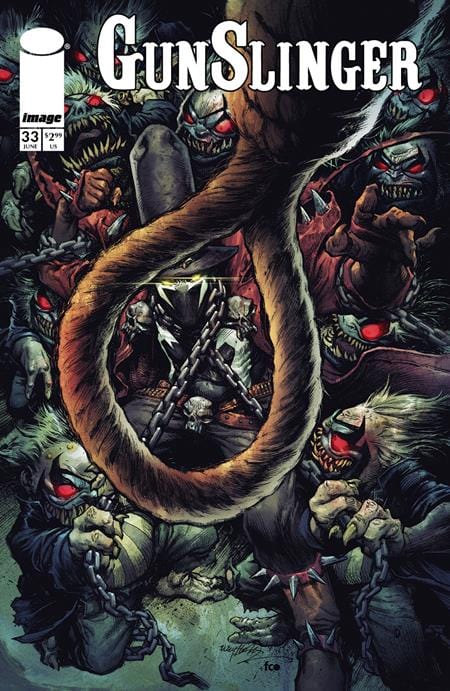 Image Comics Comic Books GUNSLINGER SPAWN #33 CVR B JONATHAN WAYSHAK VAR 70985303221203321 0424IM283