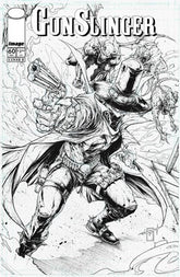 Image Comics Comic Books GUNSLINGER SPAWN #60 CVR B JONATHAN URIBE B&W VAR (Release Date: 11/18/2026) 70985303221206021 0926IM0371