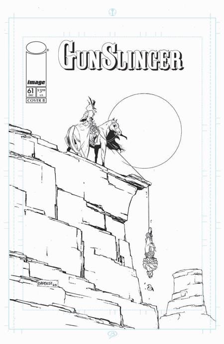 GUNSLINGER SPAWN #61 CVR B CARLO BARBERI B&W VAR (Release Date: 12/30/2026)