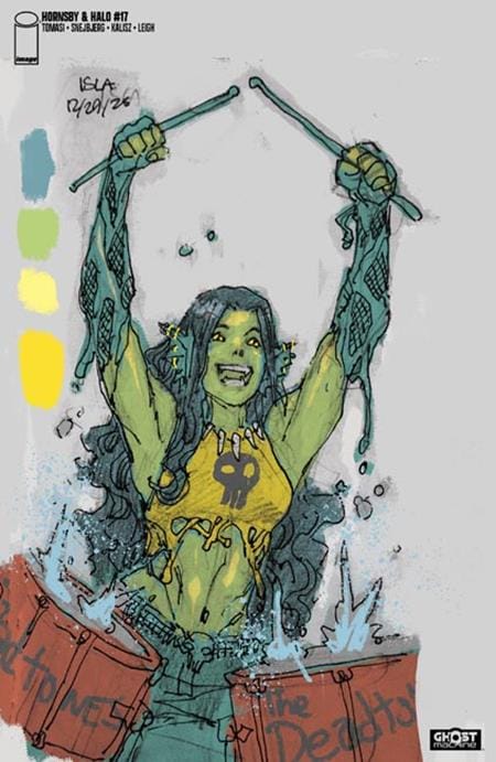 HORNSBY & HALO #17 CVR C FRANCIS MANAPUL DESIGN SKETCH VAR (Release Date: 11/18/2026)