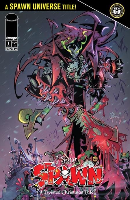 I SAW SPAWN A TWISTED CHRISTMAS TALE #1 (OF 2) CVR A ROB SKETCHCRAFT DUENAS (Release Date: 11/04/2026)