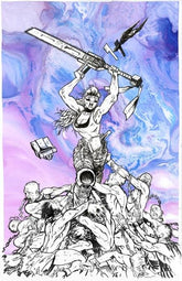 Image Comics Comic Books > Incentives CHAINKATA #1 CVR H INC 1:100 DANIEL WARREN JOHNSON RAW ART VAR (Release Date: 11/18/2026) 70985304932600181 0926IM0270