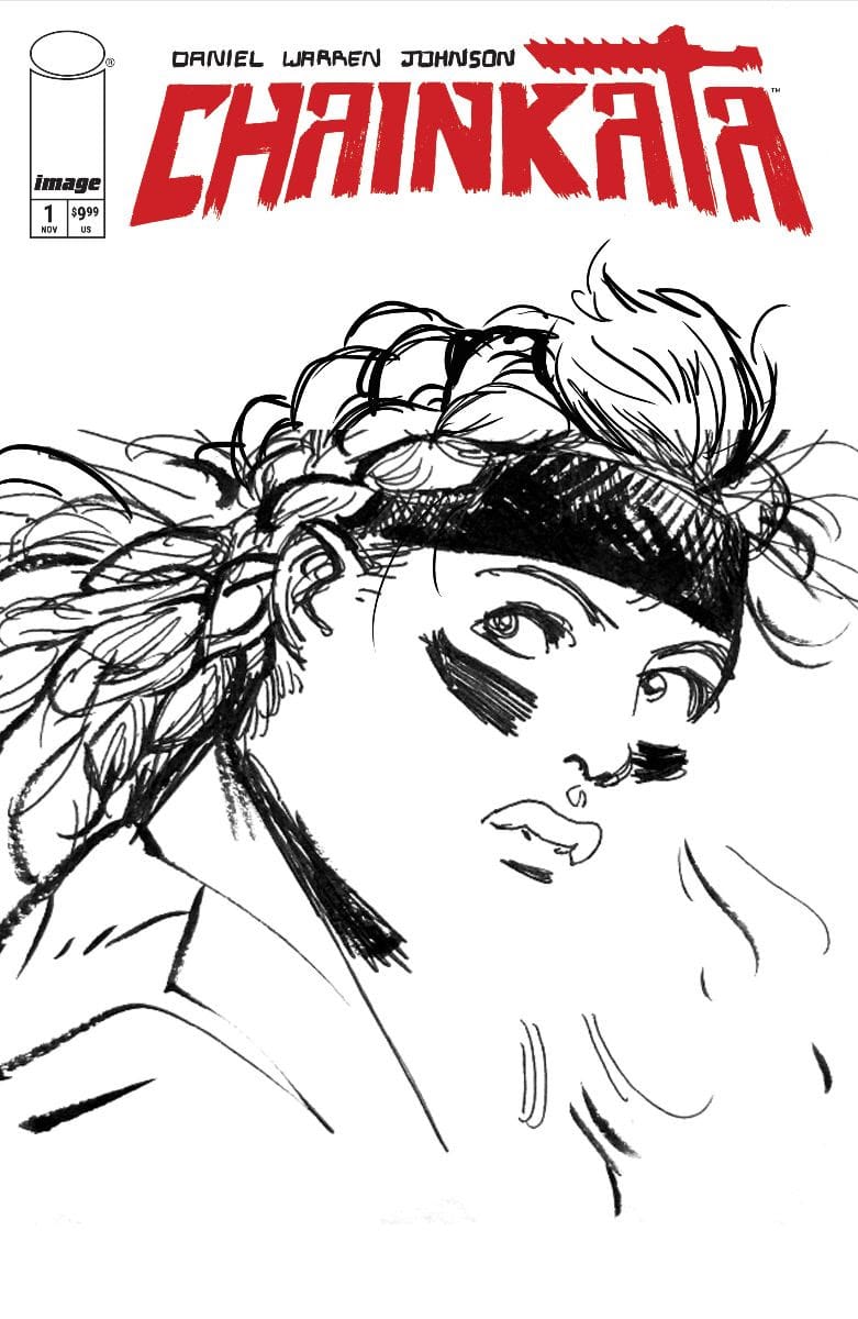 CHAINKATA #1 CVR I INC 1:1000 DANIEL WARREN JOHNSON ORIGINAL HEAD SKETCH VAR (Release Date: 11/18/2026)