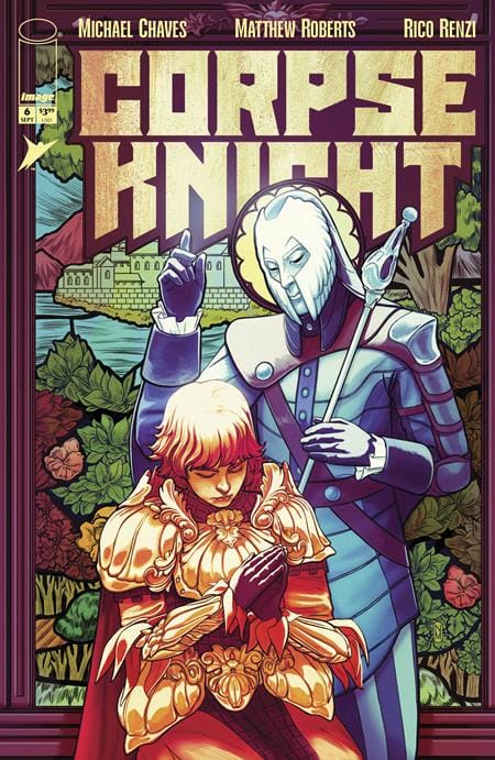 CORPSE KNIGHT #6 (OF 6) CVR D INC 1:25 NIMIT MALAVIA STAINED GLASS VAR (MR) (Release Date: 09/23/2026)