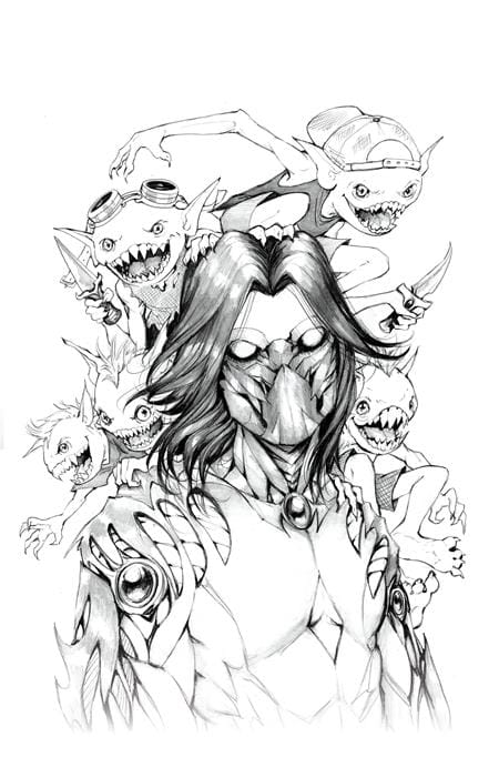 Image Comics Comic Books > Incentives DARKNESS (2025) #5 CVR D INC 1:50 CAMILLA DERRICO B&W VAR 70985304537300541 0326IM0292