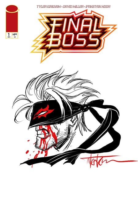 Image Comics Comic Books > Incentives FINAL BOSS #1 CVR H INC 1:500 TYLER KIRKHAM REMARQUE SKETCH VAR (MR) 70985304494900181 0925IM0276