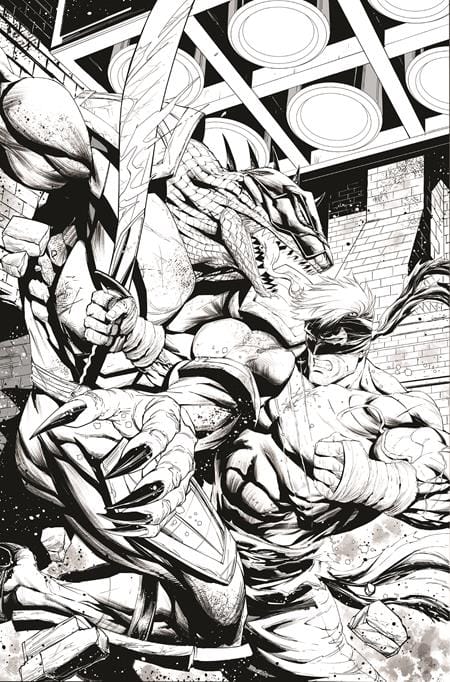 FINAL BOSS #10 CVR E INC 1:25 TYLER KIRKHAM B&W VIRGIN VAR (MR) (Release Date: 09/30/2026)