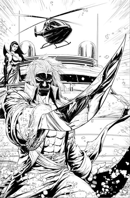 FINAL BOSS #13 CVR D INC 1:25 TYLER KIRKHAM B&W VAR (MR) (Release Date: 01/27/2027)