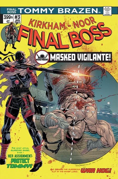 Image Comics Comic Books > Incentives FINAL BOSS #3 CVR F INC 1:100 TYLER KIRKHAM 70S VAR (MR) 70985304494900361 1125IM0303