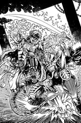 Image Comics Comic Books > Incentives FINAL BOSS #8 CVR D INC 1:25 ANDREW MANGUM B&W VIRGIN VAR (MR) 70985304494900841 0526IM0342