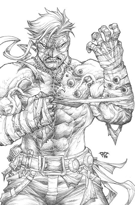 Image Comics Comic Books > Incentives FINAL BOSS #8 CVR E INC 1:50 PAOLO PANTALENA B&W VIRGIN VAR (MR) 70985304494900851 0526IM0343