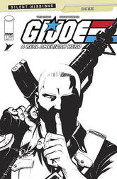 Image Comics Comic Books > Incentives GI JOE A REAL AMERICAN HERO DUKE #1 (ONE SHOT) CVR C INC 1:10 WES CRAIG B&W VAR 70985304287700031 0225IM286