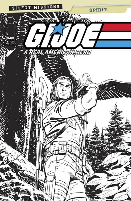 GI JOE A REAL AMERICAN HERO SPIRIT #1 (ONE SHOT) CVR C INC 1:10 LEONARDO ROMERO B&W VAR