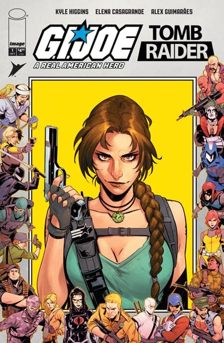 Image Comics Comic Books > Incentives GI JOE A REAL AMERICAN HERO TOMB RAIDER #1 (OF 5) CVR F INC 1:100 LORENZO TAMMETTA & MIKE SPICER FOIL VAR 70985304886200161 0826IM8005