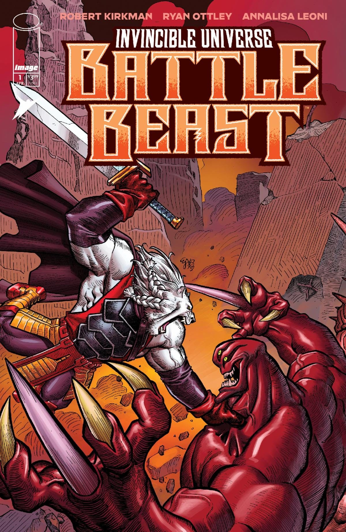 Image Comics Comic Books > Incentives INVINCIBLE UNIVERSE BATTLE BEAST #1 CVR D INC 1:10 EJ SU VAR 70985304269300141 0125IM290