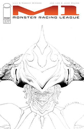 Image Comics Comic Books > Incentives M1 MONSTER RACING LEAGUE #3 CVR C INC 1:25 JAE LEE B&W VAR (Release Date: 08/19/2026) 70985304702500331 0626IM0376