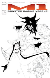 Image Comics Comic Books > Incentives M1 MONSTER RACING LEAGUE #5 CVR C INC 1:25 JAE LEE B&W VAR (Release Date: 10/21/2026) 70985304702500531 0826IM0461