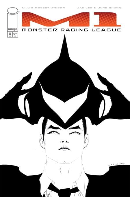 Image Comics Comic Books > Incentives M1 MONSTER RACING LEAGUE #8 CVR C INC 1:25 JAE LEE B&W VAR (Release Date: 01/27/2027) 70985304702500831 1126IM0381