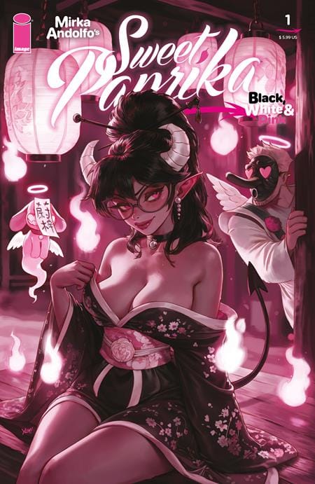 MIRKA ANDOLFOS SWEET PAPRIKA BLACK WHITE & PINK HALLOWEEN SPECIAL #1 (OF 2) CVR D INC 1:25 NICOLETTA BALDARI VAR (MR) (Release Date: 10/21/2026)