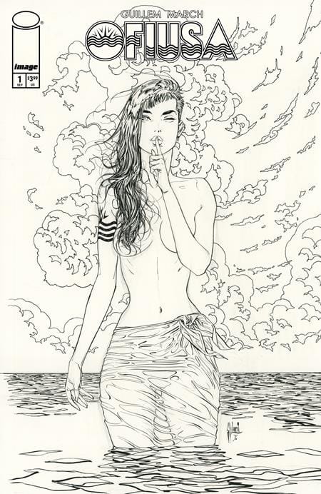 OFIUSA #1 (OF 6) CVR D INC 1:25 GUILLEM MARCH RAW ART VAR (MR) (Release Date: 09/16/2026)