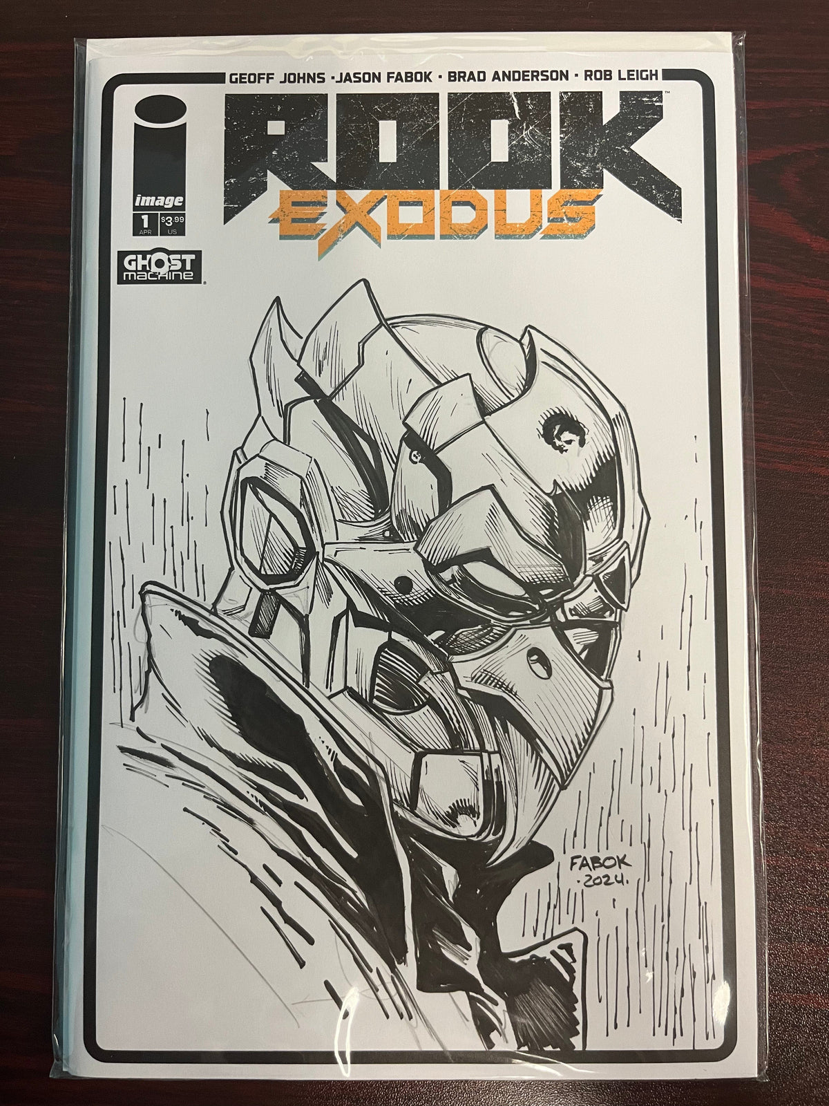 Image Comics Comic Books > Incentives ROOK EXODUS #1 CVR G INC 1:1000 JASON FABOK ORIGINAL ART CONVENTION SKETCH COVER VAR 70985303968600171 0224IM841