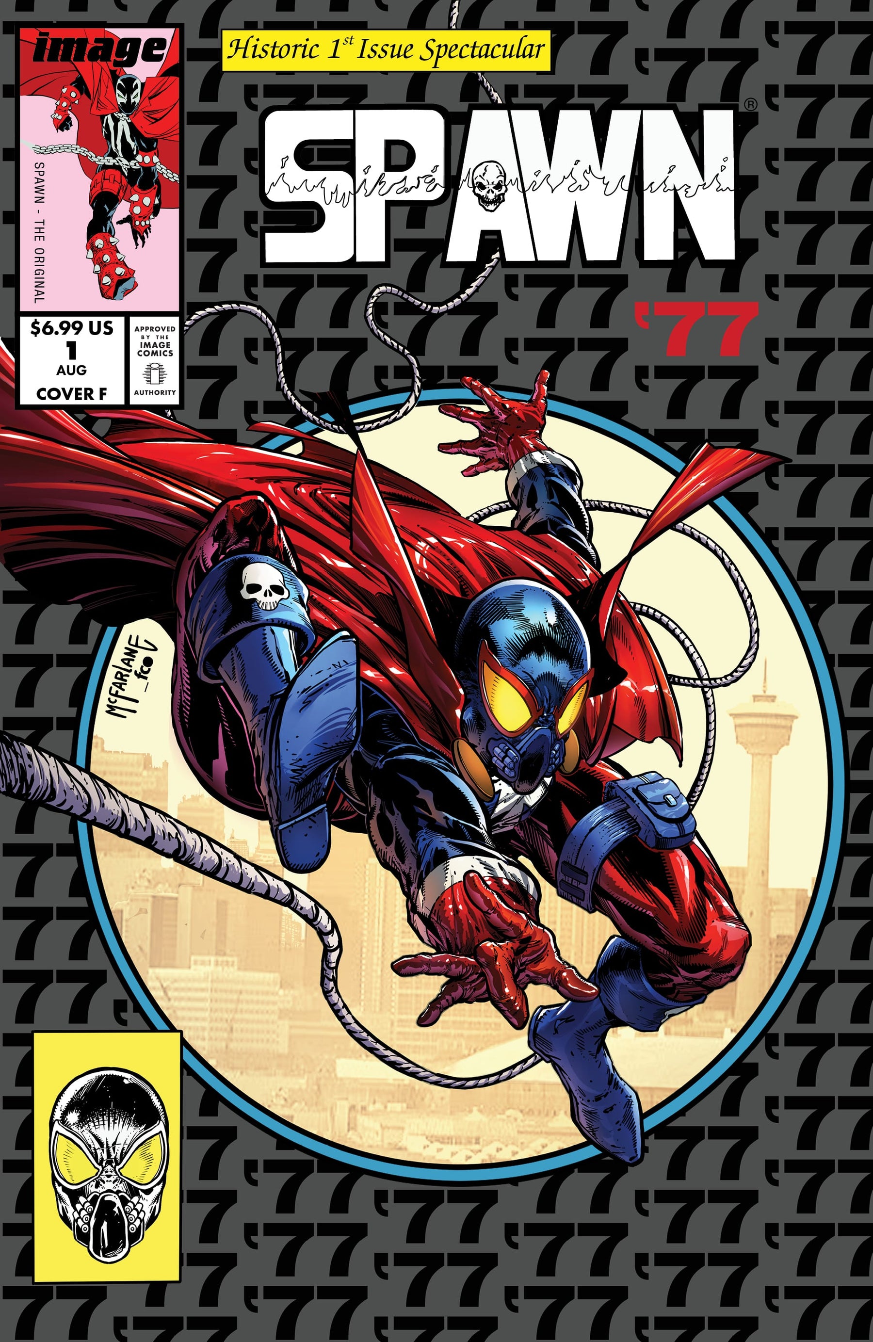 SPAWN 77 #1 (OF 3) CVR F INC 1:25 TODD MCFARLANE RETRO LOGO VAR (Release Date: 09/09/2026)