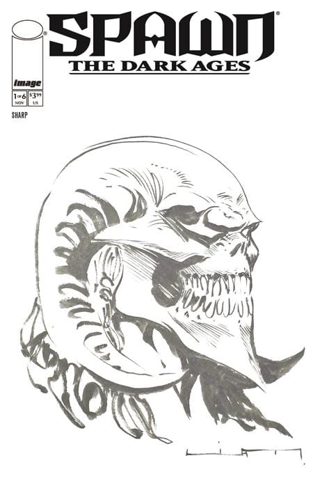 Image Comics Comic Books > Incentives SPAWN THE DARK AGES #1 (OF 6) CVR F INC 1:1000 LIAM SHARP ORIGINAL ART VAR 70985304478900161 0825IM9152