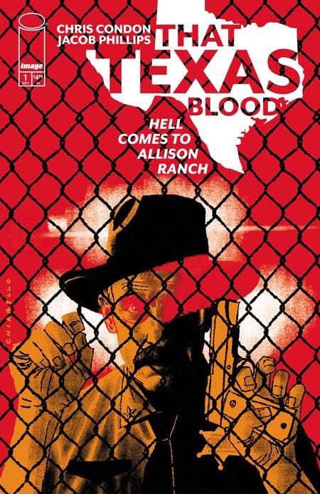 THAT TEXAS BLOOD HELL COMES TO ALLISON RANCH #1 (OF 6) CVR D INC 1:25 MARK CHIARELLO VAR (MR) (Release Date: 09/23/2026)