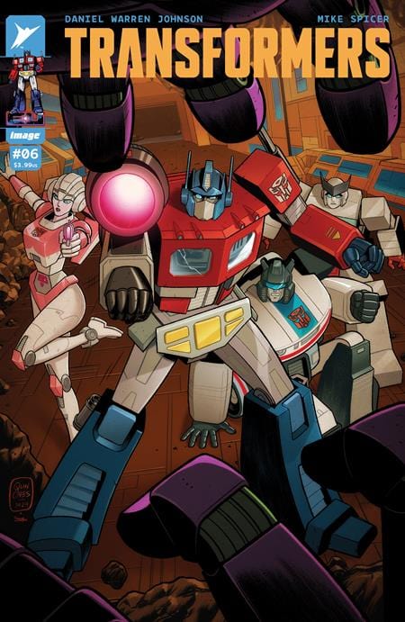 Image Comics Comic Books > Incentives TRANSFORMERS #6 CVR E INC 1:50 JOE QUINONES VAR '70985303861000651 0124IM323