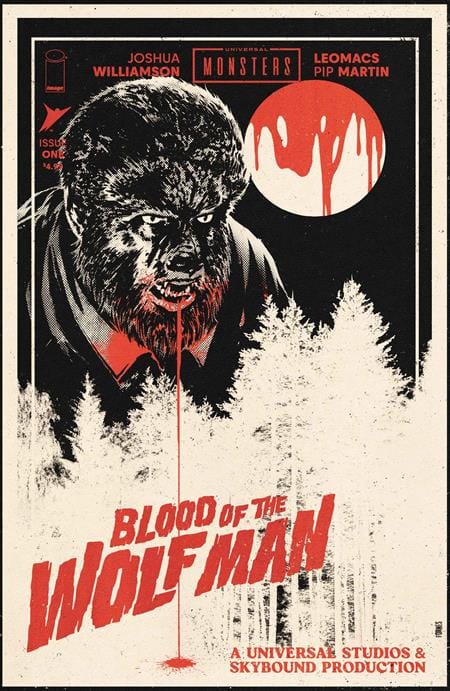 Image Comics Comic Books > Incentives UNIVERSAL MONSTERS BLOOD OF THE WOLF MAN #1 (OF 4) CVR F INC 1:75 JORGE FORNES VAR 70985304716200161 0426IM0310