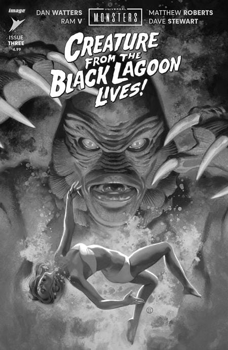 Image Comics Comic Books > Incentives UNIVERSAL MONSTERS CREATURE FROM THE BLACK LAGOON LIVES #3 (OF 4) CVR D INC 1:25 JULIAN TOTINO TEDESCO CLASSIC HORROR VAR 70985303971600341 0424IM348