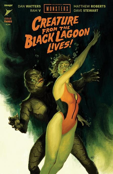 Image Comics Comic Books > Incentives UNIVERSAL MONSTERS CREATURE FROM THE BLACK LAGOON LIVES #3 (OF 4) CVR F INC 1:75 DAVID TALASKI VAR 70985303971600361 0424IM350