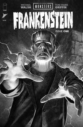 Image Comics Comic Books > Incentives UNIVERSAL MONSTERS FRANKENSTEIN #1 (OF 4) CVR D INC 1:25 JOSHUA MIDDLETON CLASSIC HORROR BW VAR 70985304062000141 0624IM241