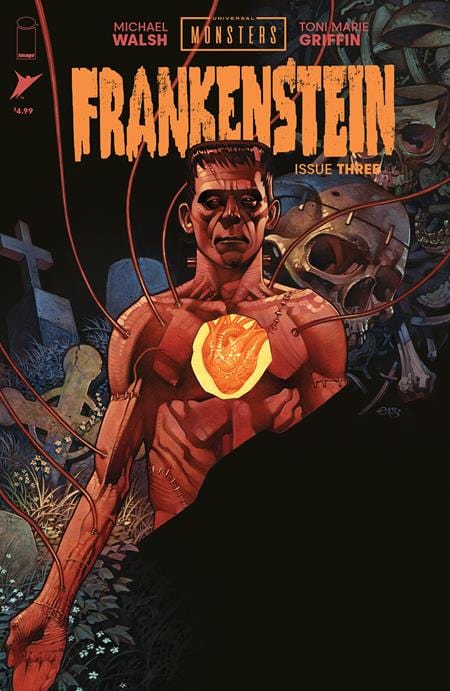 Image Comics Comic Books > Incentives UNIVERSAL MONSTERS FRANKENSTEIN #3 (OF 4) CVR F INC 1:75 CHRIS STEVENS VAR 70985304062000361 0824IM458