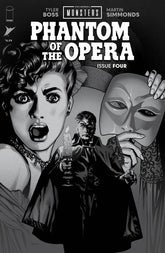 Image Comics Comic Books > Incentives UNIVERSAL MONSTERS PHANTOM OF THE OPERA #4 (OF 4) CVR D INC 1:25 RYAN SOOK B&W CLASSIC HORROR VAR 70985304583000441 0326IM0401