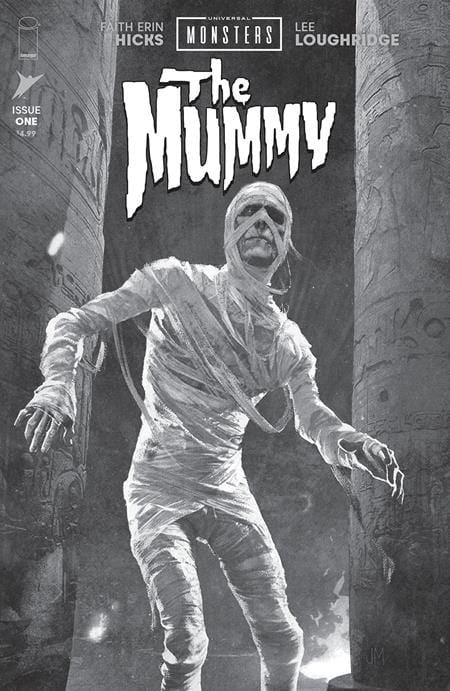 Image Comics Comic Books > Incentives UNIVERSAL MONSTERS THE MUMMY #1 (OF 4) CVR D INC 1:25 JOSHUA MIDDLETON CLASSIC HORROR B&W VAR 70985304270900141 0125IM312