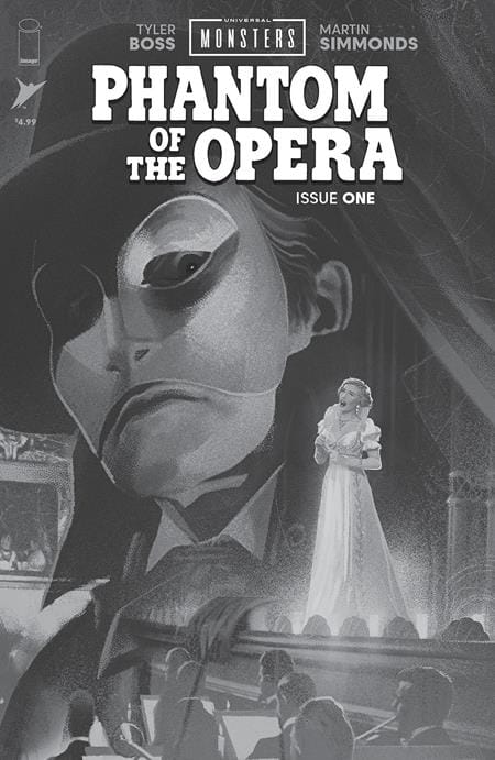 Image Comics Comic Books > Incentives UNIVERSAL MONSTERS THE PHANTOM OF THE OPERA #1 (OF 4) CVR D INC 1:25 JOSHUA MIDDLETON B&W CLASSIC HORROR VAR 70985304583000141 1225IM0287