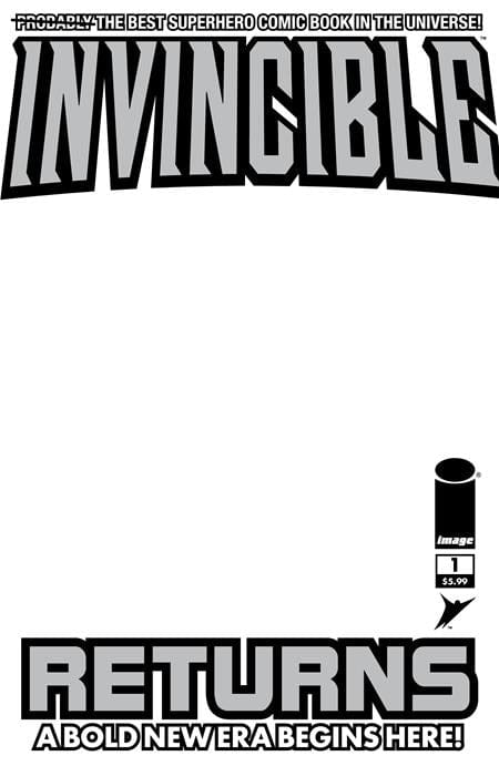 Image Comics Comic Books INVINCIBLE RETURNS FACSIMILE EDITION #1 CVR D BLANK SKETCH VAR 70985304592200141 0126IM0309