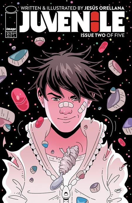 Image Comics Comic Books JUVENILE #2 (OF 5) CVR B JESUS ORELLANA BLACK VAR 70985304188700221 1124IM335