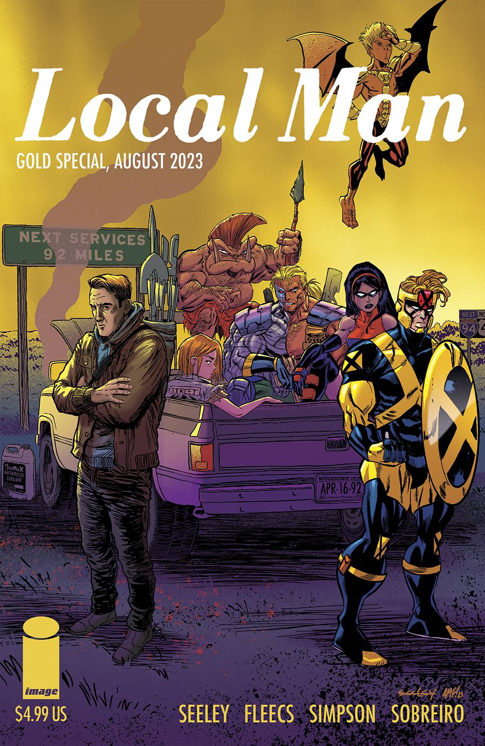 IMAGE COMICS Comic Books LOCAL MAN GOLD CVR B SEELEY & FLEECS (ONE SHOT) 70985303813900121 JUN230061